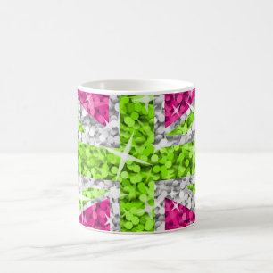 Glitz UK Lime Green Tasse