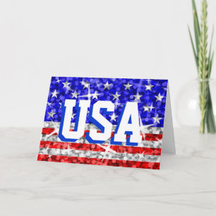 Glitz USA 'USA' 'Happy 4. Juli' Karte