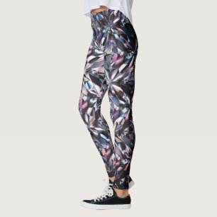 Glitzende Diamant-Leggings Leggings