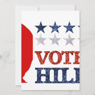 Glitzer-Abstimmung hillary