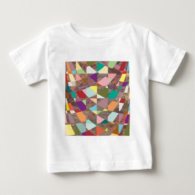 Glitzer abstrakt Colors Baby T-shirt (Vorderseite)