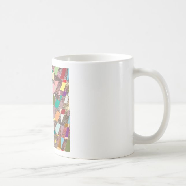 Glitzer abstrakt Colors Kaffeetasse (Rechts)