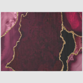 Glitzer Agate für Rot- und Gold-Imitate Seidenpapier