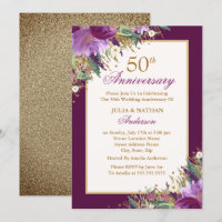Glitzer Amethyst Lila Blumenzwiebeln 50 Jahre Jubi