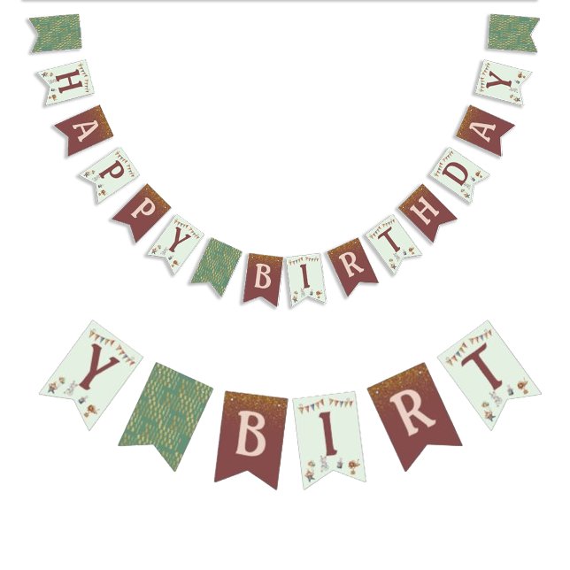 Glitzer Animals Circus Kindergeburtstag Party Wimpelkette (Glitter Animals Circus Kids Birthday Party Bunting Flags)