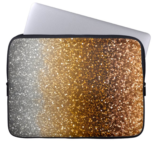 Glitzer Art Laptop Case (Vorderseite)