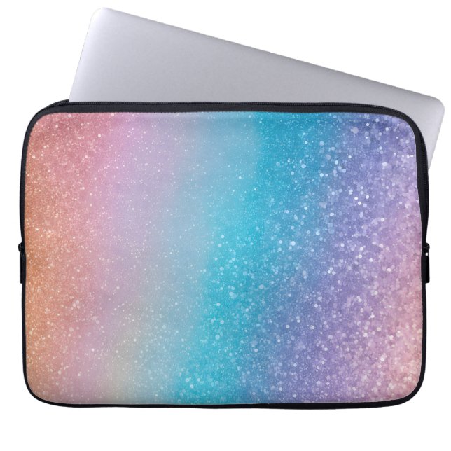 Glitzer Art Laptop Case (Vorderseite)