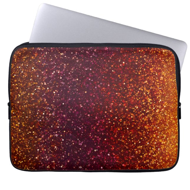 Glitzer Art Laptop Case (Vorderseite)