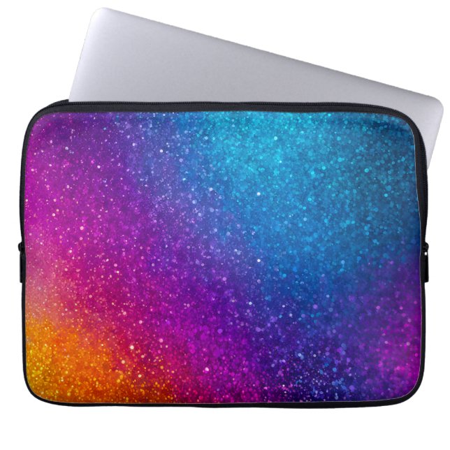 Glitzer Art Laptop Case (Vorderseite)