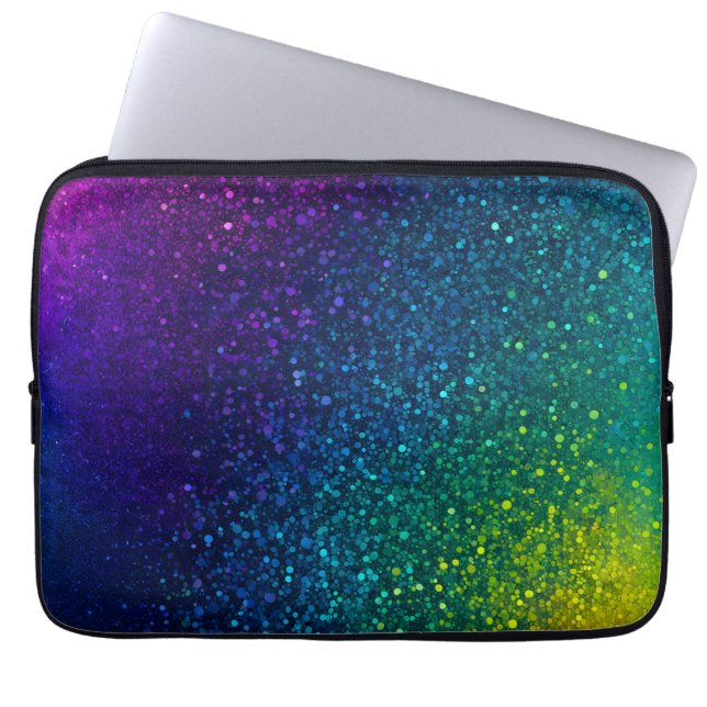 Glitzer Art Laptop Case (Vorderseite)