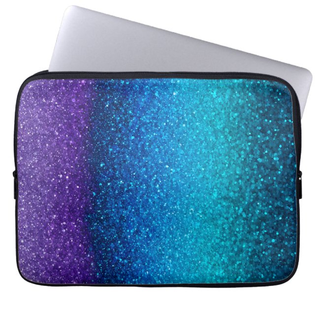 Glitzer Art Laptop Case (Vorderseite)