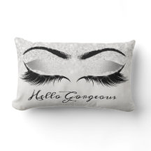 Glitzer Augen Makeup Lashes Silbergrau