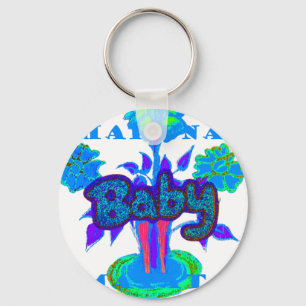 Glitzer Baby Hakuna Matata Geschenke.png Schlüsselanhänger