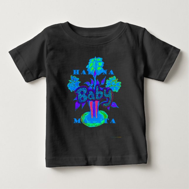 Glitzer Baby Hakuna Matata gifts.pnng Baby T-shirt (Vorderseite)
