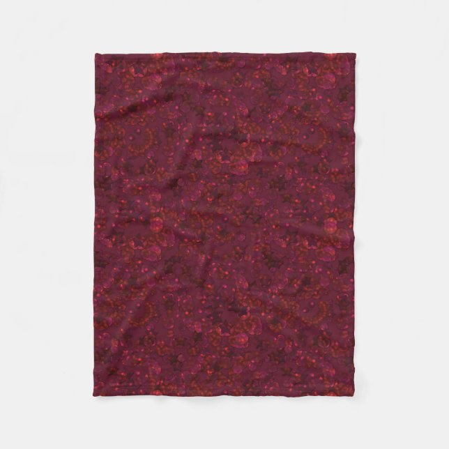 Glitzer-Buchse-Funkeldruck Fleecedecke (Vorderseite)