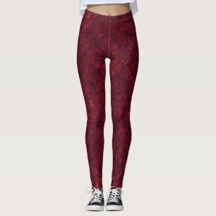 Glitzer-Buchse-Funkeldruck Leggings