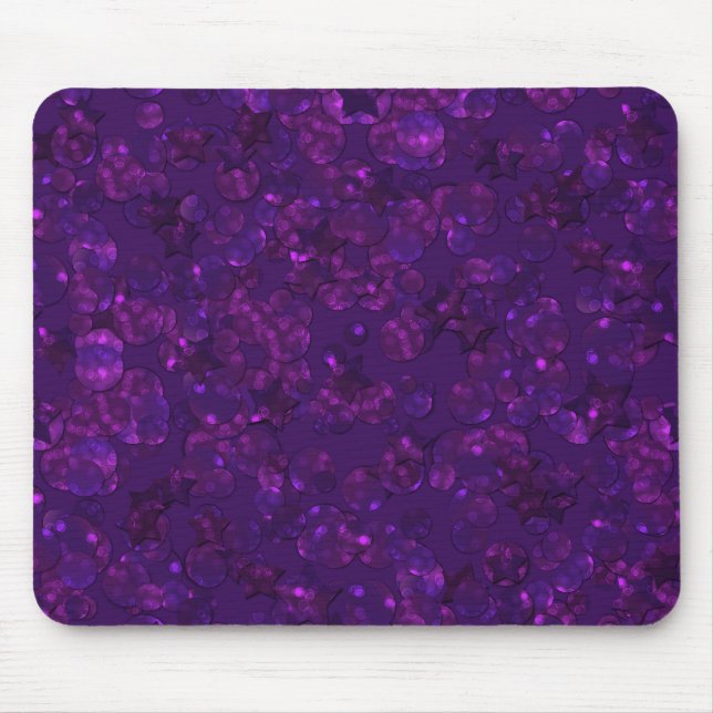 Glitzer-Buchse-Funkeldruck Mousepad (Vorne)