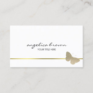 Glitzer Butterfly-Visitenkarte Visitenkarte
