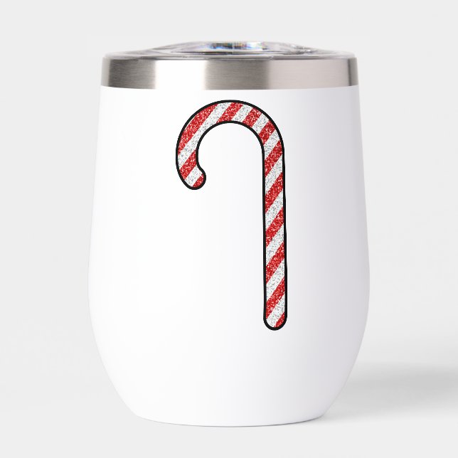 Glitzer Candy Cane (Vorderseite)