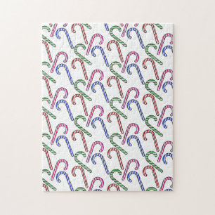 Glitzer Candy Cane Pattern