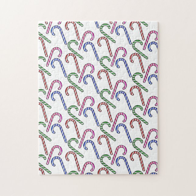 Glitzer Candy Cane Pattern (Vertikal)