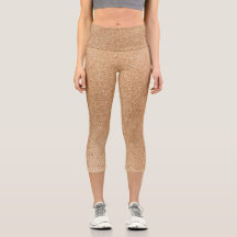 Glitzer Capri Leggings