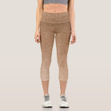 Glitzer Capri Leggings