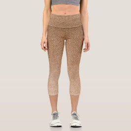 Glitzer Capri Leggings