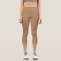 Glitzer Capri Leggings