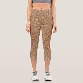 Glitzer Capri Leggings