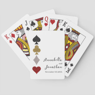 Glitzer Card Game Las Vegas Casino Hochzeit Spielkarten