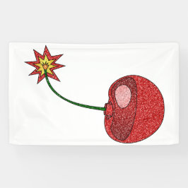 Glitzer Cherry Bomb Banner