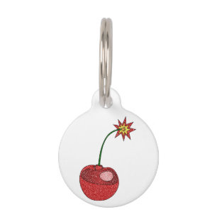 Glitzer Cherry Bomb Haustiermarke