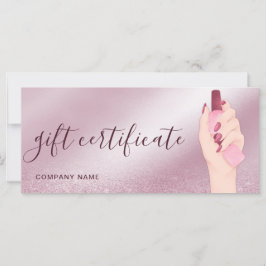 Glitzer Chic Nail Artist Geschenkgutschein