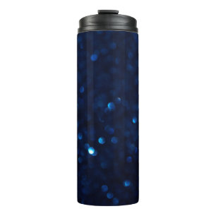 Glitzer Classic Blue Light Thermosbecher