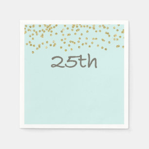 Glitzer Confetti 25. Serviette