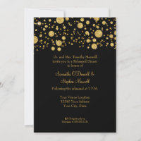 Glitzer Confetti Dots Elegante Probe