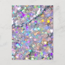 Glitzer Confetti Glitzern Postkarte