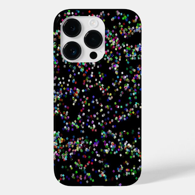 Glitzer Confetti Phone Case (Rückseite)