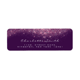 Glitzer Confetti UAWG Lila Rosa Violet