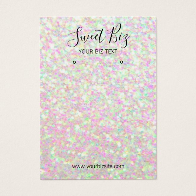 Glitzer des Juwelierbesitzers Irdescent Business (Vorderseite)