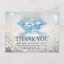 Glitzer Diamond Gemstone Schmuckdesigner Danke U