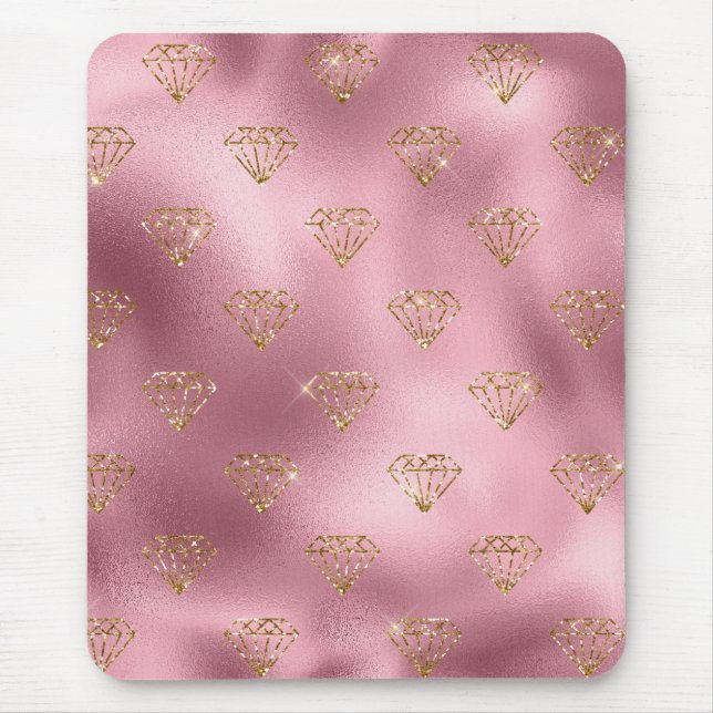 Glitzer Diamonds Mousepad (Vorne)