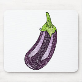Glitzer Eggplant Mousepad