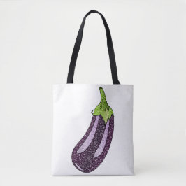 Glitzer Eggplant Tasche