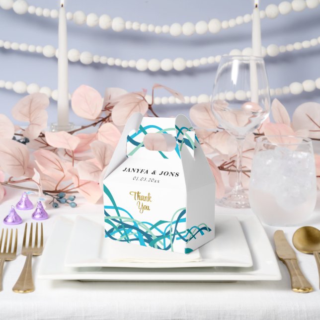 Glitzer-Eligine Geschenkschachtel (Hochzeit)
