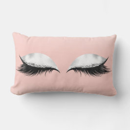 Glitzer Eyes Makeup Confetti Pink Pastel Ombre Lendenkissen