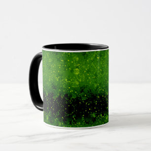 Glitzer funkeln nahtlos Konfetti grün glänzen dunk Tasse