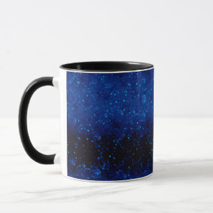 Glitzer funkeln nahtlos Konfetti navy glänzen dunk Tasse