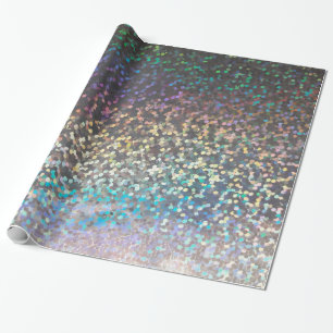 Glitzer funkeln Sequin conetti multicolor print p Geschenkpapier
